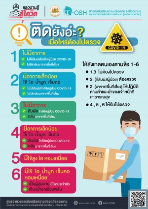 เมื่อไหร่ต้องไปตรวจ COVID-19